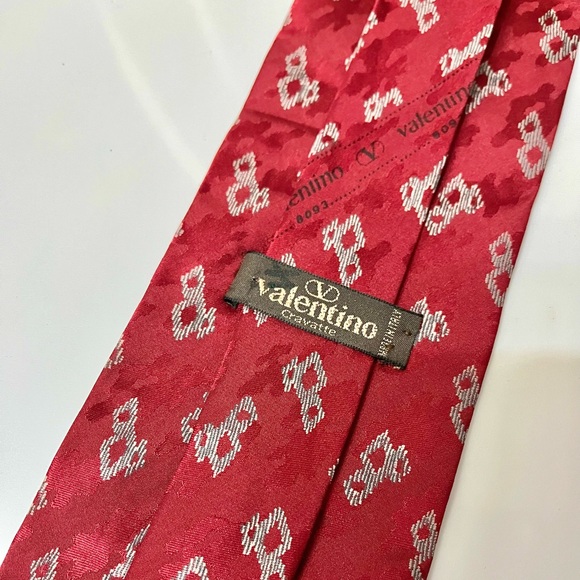 Vintage Valentino Cravatte Silk Tie - Picture 3 of 4